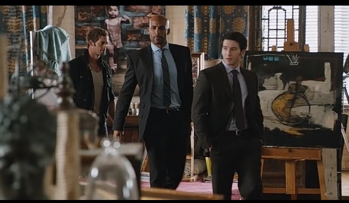 With Boris Kodjoe and William Levy in Addicted