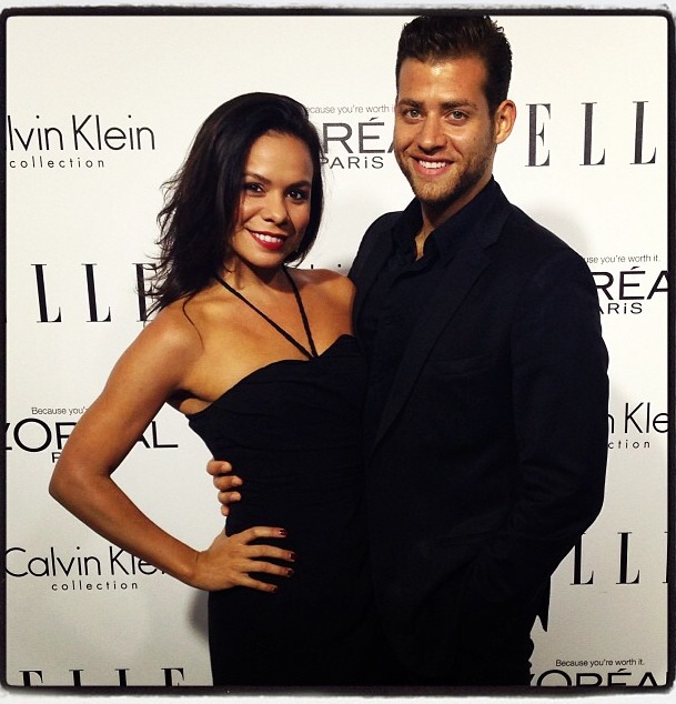 Daniel Robaire with Krista Hazelwood at Elle's Women in Hollywood awards. (2013)