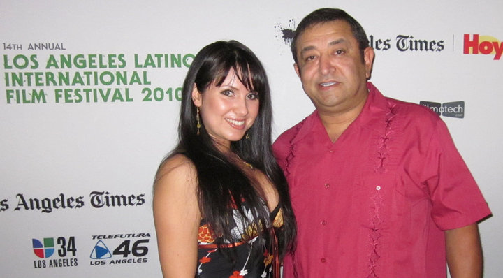 Patrizia Medrano with Alejandro Patino at (2010) Los Angeles Latino International Film Festival