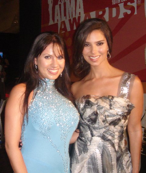 Patrizia Medrano and Roselyn Sanchez at (2008) Alma Awards