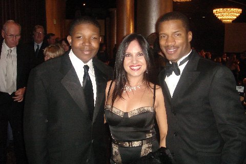 Denzel Whitaker,Patrizia Medrano,Nate Parker, at The (2008) Producers Guild Awards