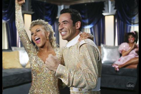 Still of Helio Castroneves and Julianne Hough in Dancing with the Stars (2005)