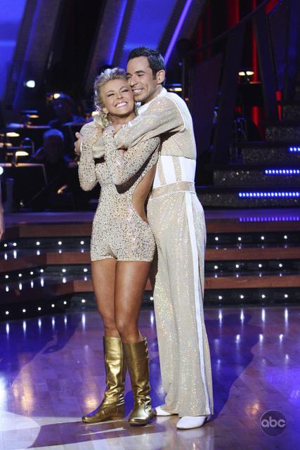 Still of Helio Castroneves and Julianne Hough in Dancing with the Stars (2005)