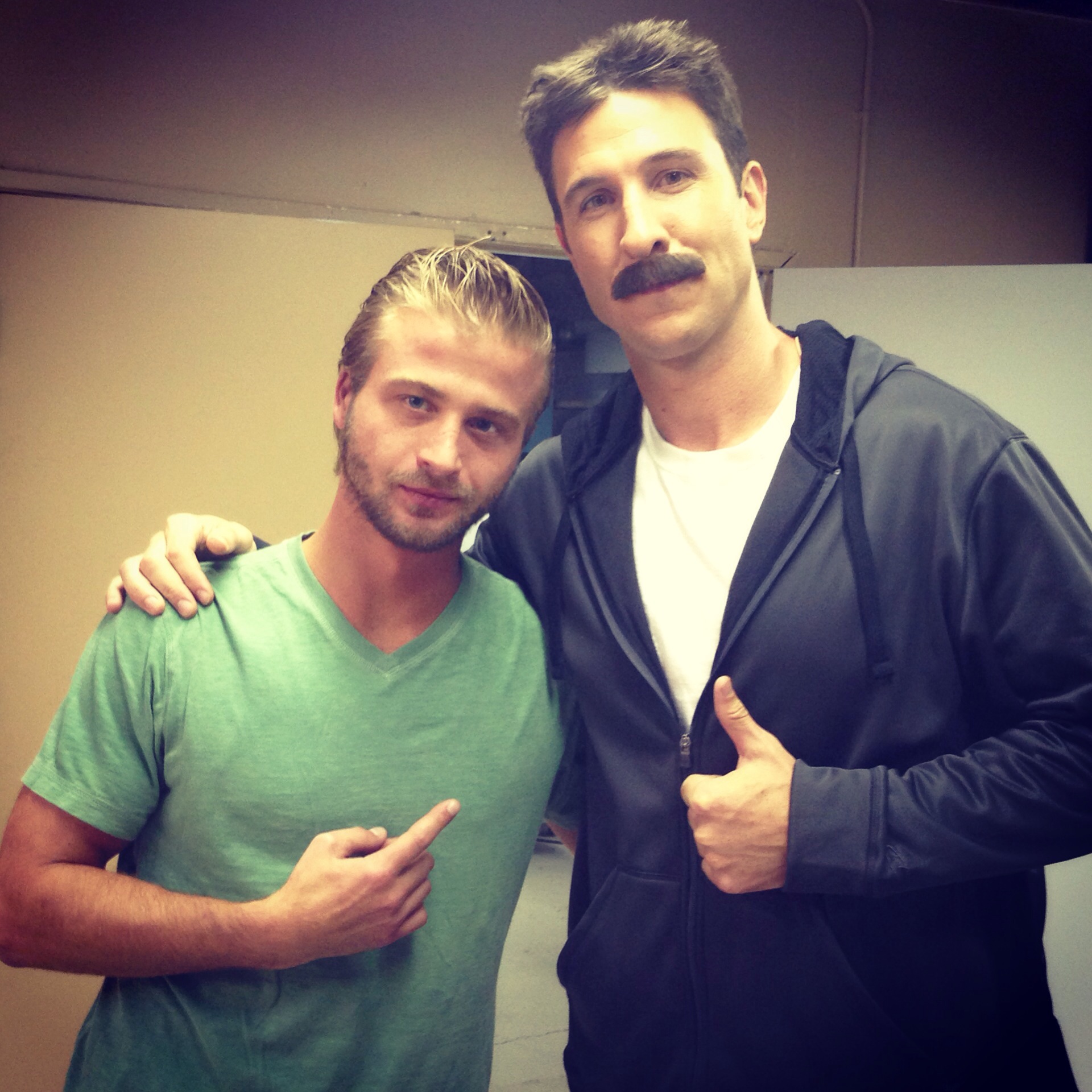 Tommy Kijas and Pablo Schreiber