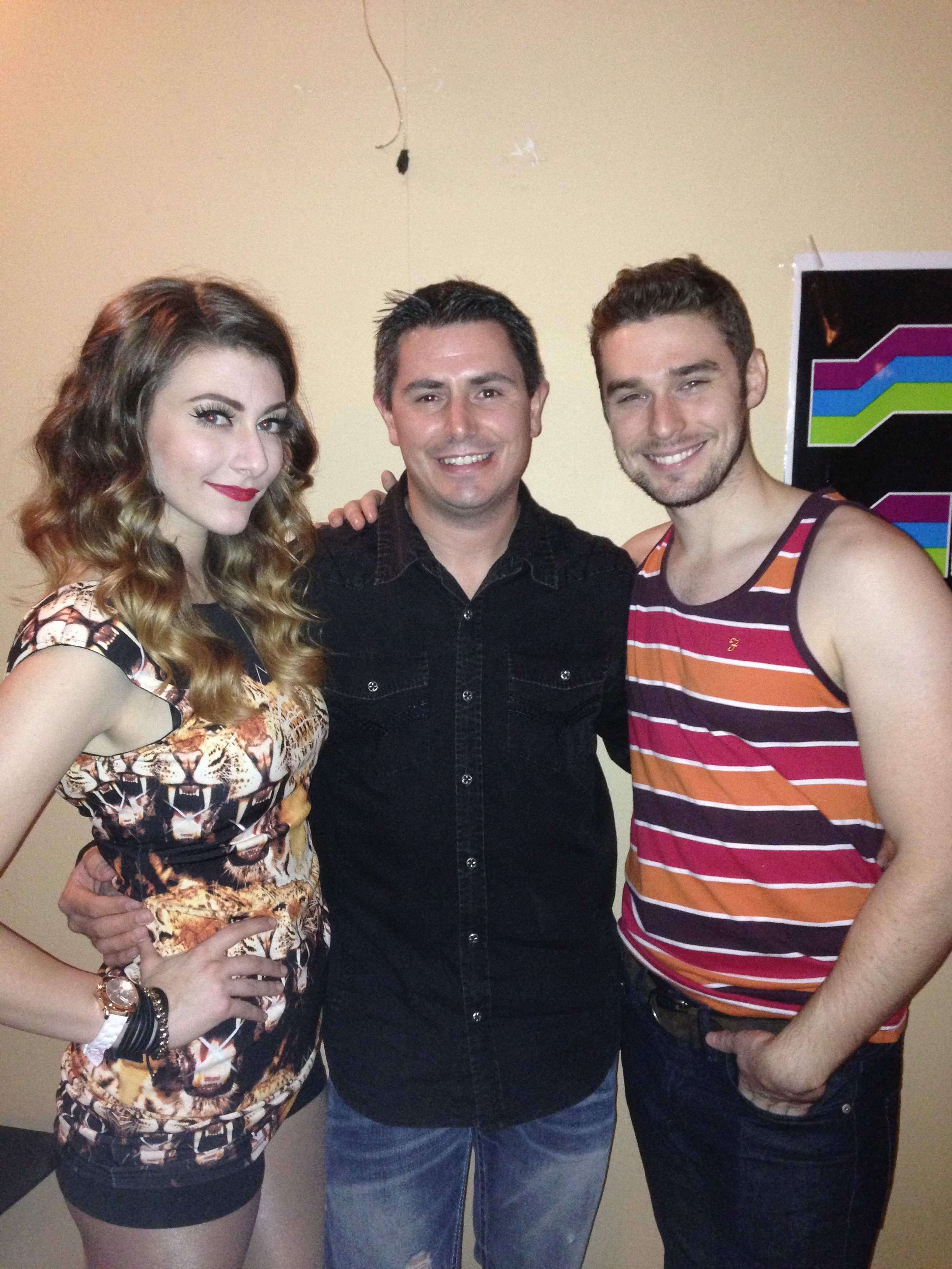 With NIck & Amy of Karmin. Ryan works with various national acts and management on projects, tour sponsors, and endorsements.
