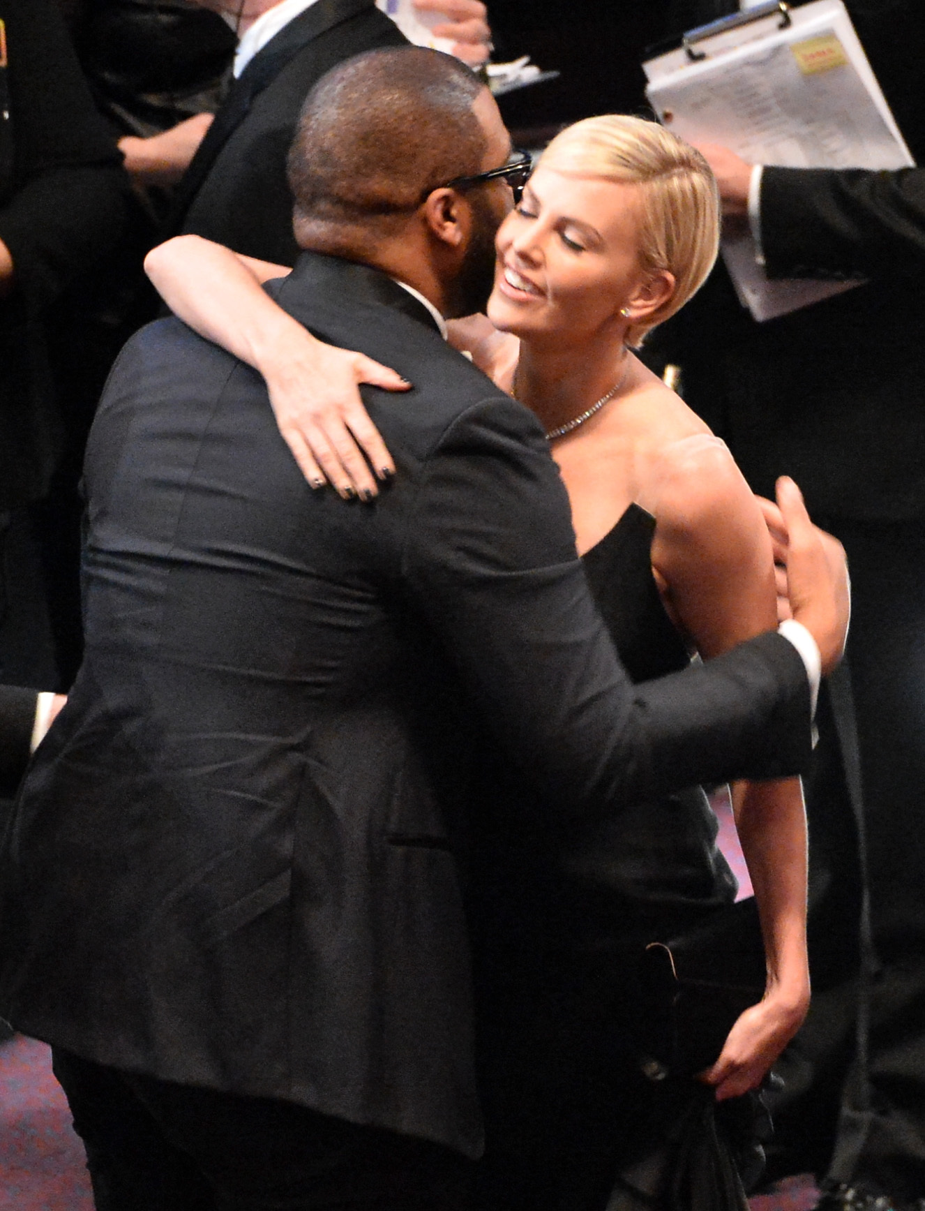 Charlize Theron and Steve McQueen at event of The Oscars (2014)