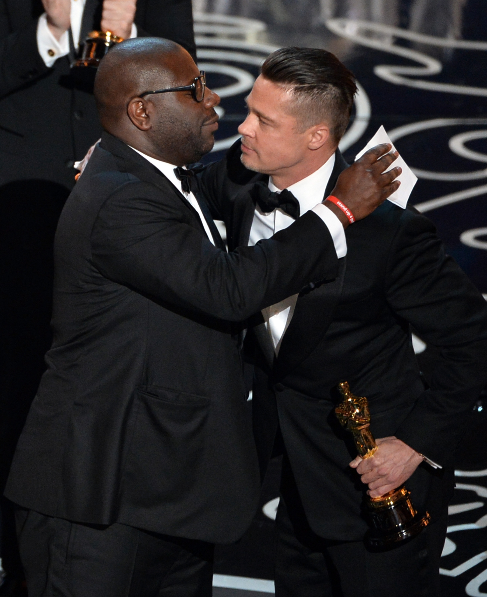 Brad Pitt and Steve McQueen at event of The Oscars (2014)