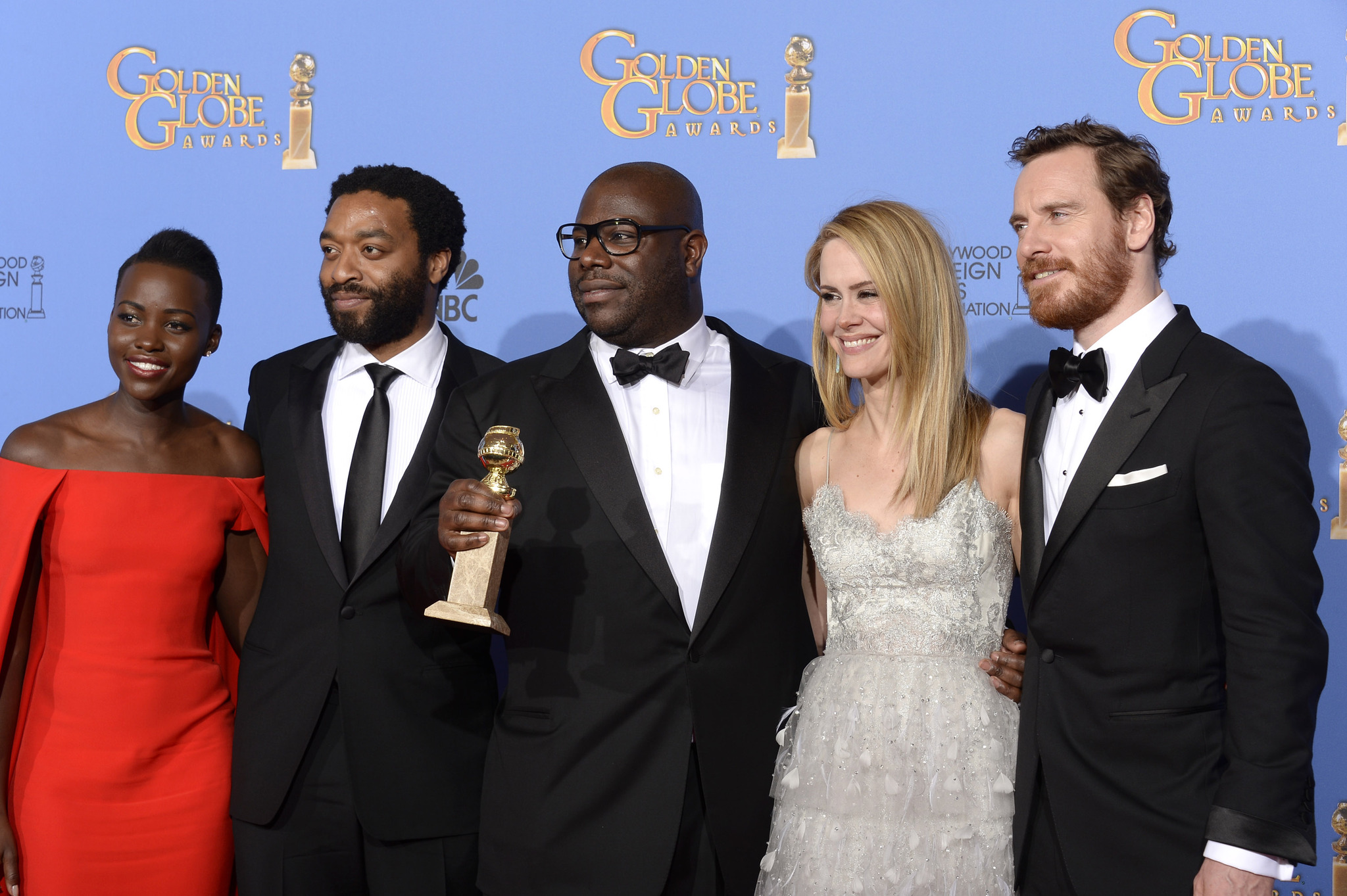 Sarah Paulson, Chiwetel Ejiofor, Michael Fassbender, Lupita Nyong'o and Steve McQueen