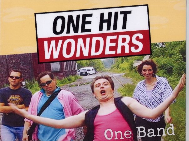 DVD Cover for One Hit Wonders. Doug Cabot, Chip English, Steve Stuart and Amanda Good Hennessey
