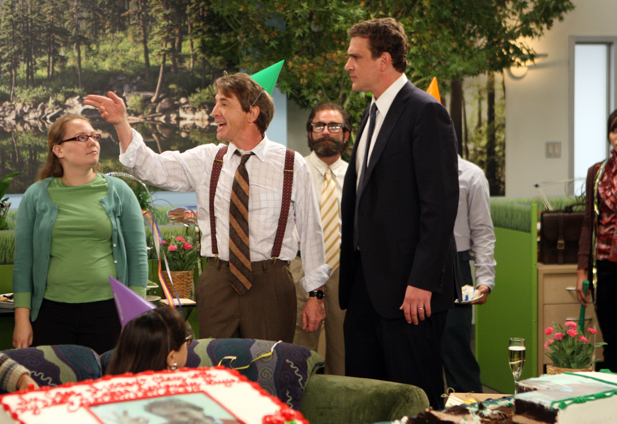 Still of Martin Short, Jason Segel and Leah Coonce in Kaip as susipazinau su jusu mama (2005)