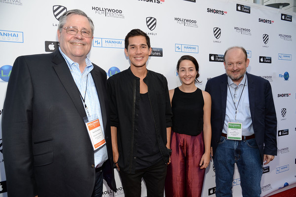Rod Beaudoin, Scotty Crowe, Nerea Duhart and Brad Parks attend the opening night of the Hollywood Film Festival at ArcLight Hollywood.