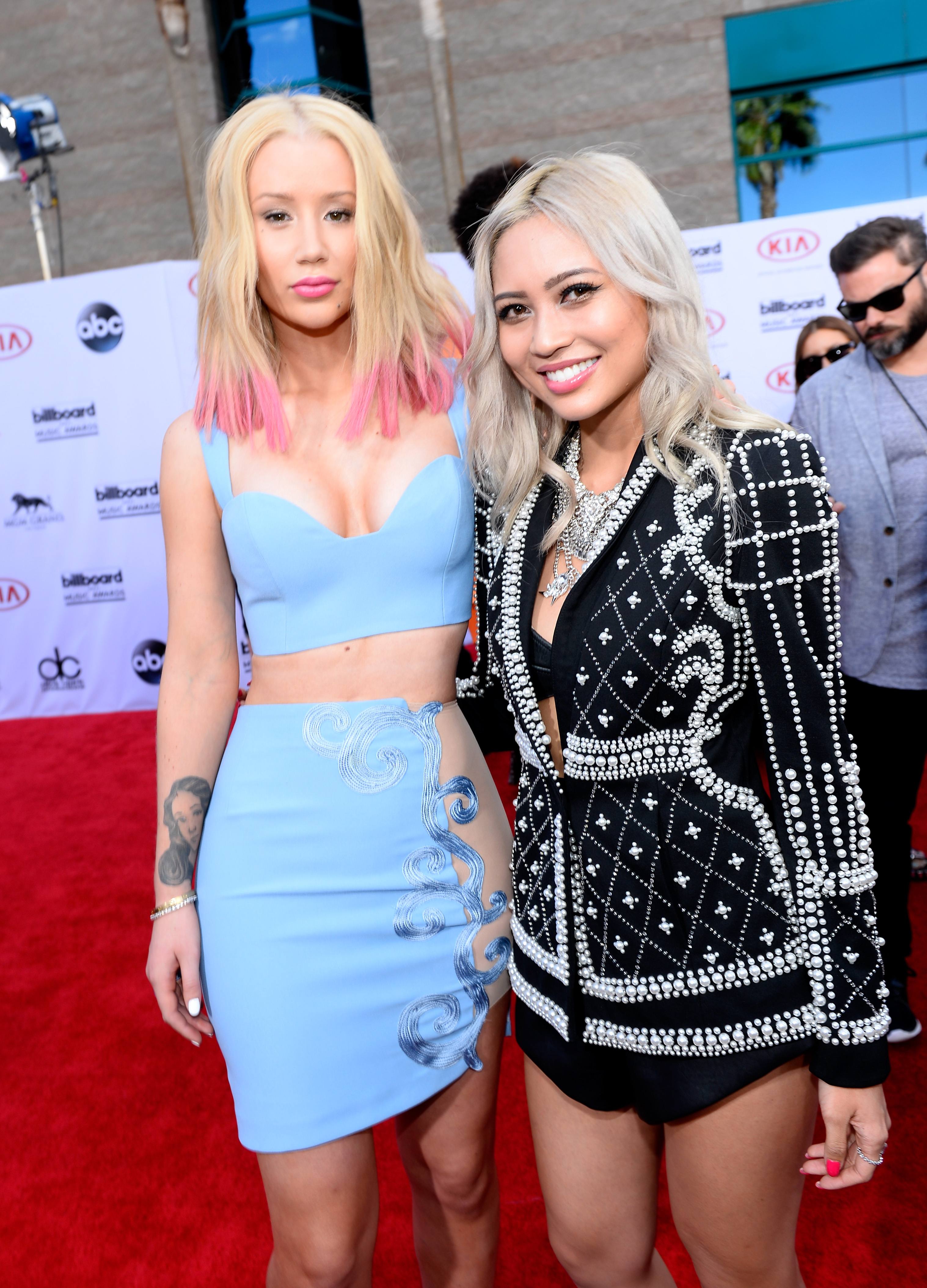 Amy Pham and Iggy Azalea at the Billboard Music Awards May 2015