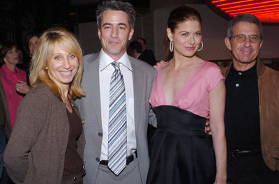 Dermot Mulroney, Debra Messing and Ron Meyer at event of The Wedding Date (2005)