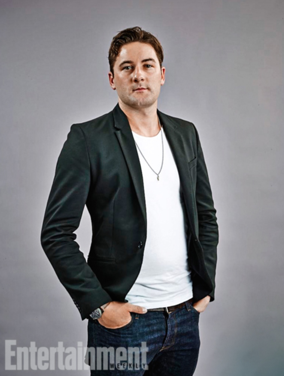 Emmett photographed by Entertainment Weekly. Comic-con, San Diego 2014