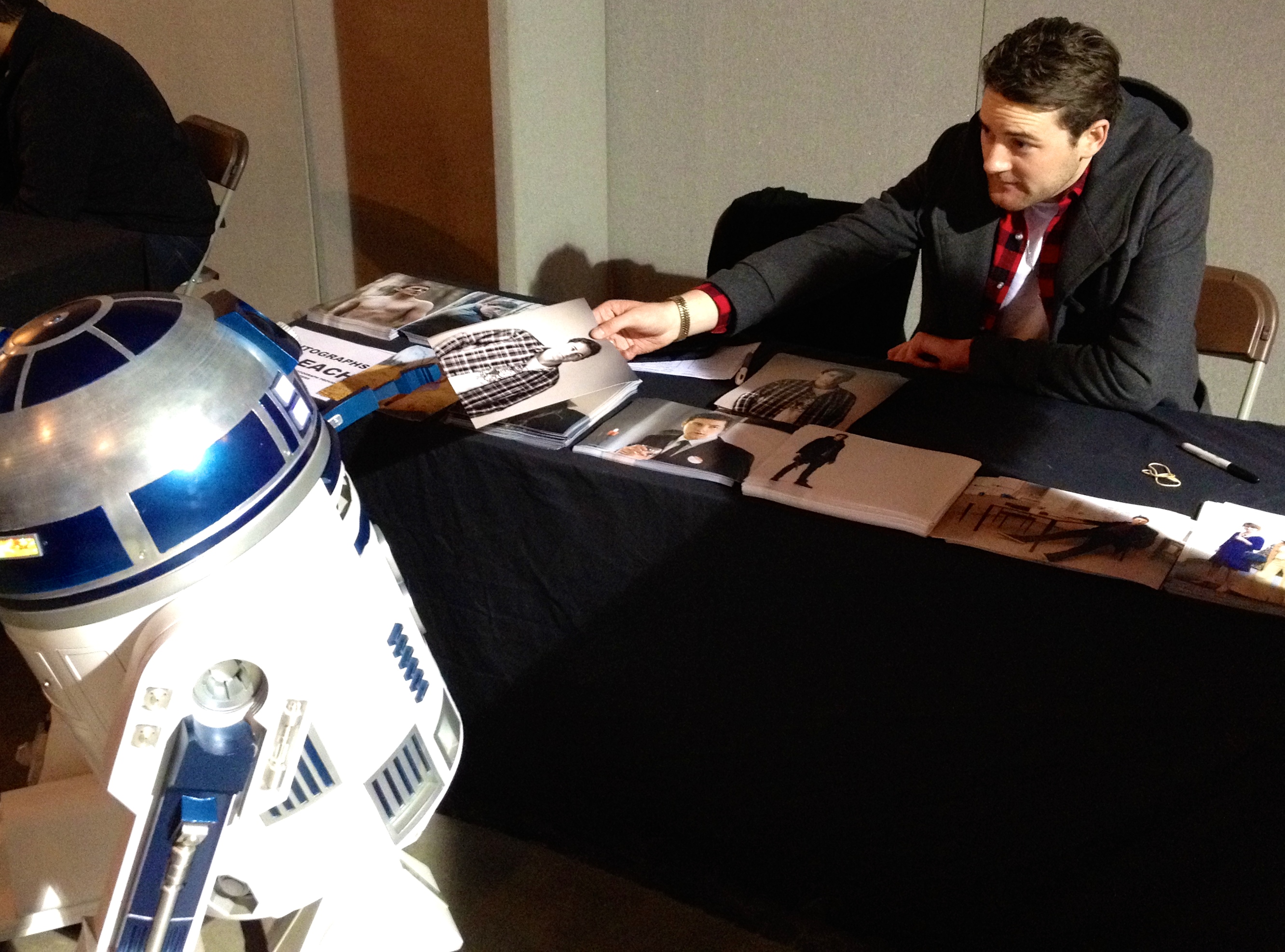 Emmett Skilton signing at CollectorMania 2013 in England