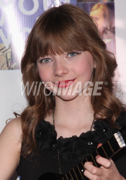 Actress Chelsey Valentine at Show your character charity event as Taylor Swift Oct 28th 2012