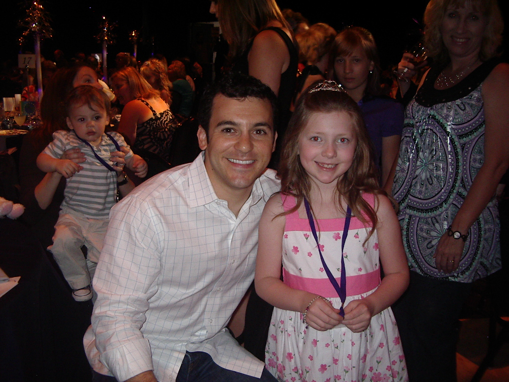 Chelsey Valentine and Fred Savage at The Care Awards -Universal Studios 2008