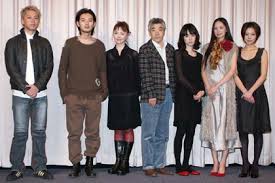 present of the movie with Dir.Osamu Minorikawa, Ryuhei Matsuda, Miyuki Matsuda, Akira Emoto, Mikako Ichikawa, Hitomi Katayama, Reina Asami