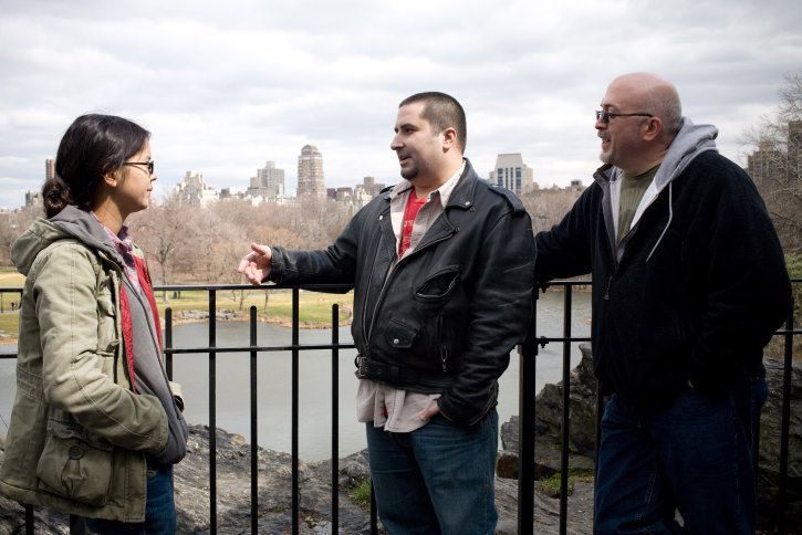 Still of Charlyne Yi and David Sartor in Paper Heart (2009)