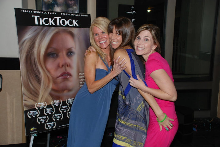 Dawn Meyer with Tracey Birdsall-Smith and Debi Huber at the Burbank International Film Festival September 2010