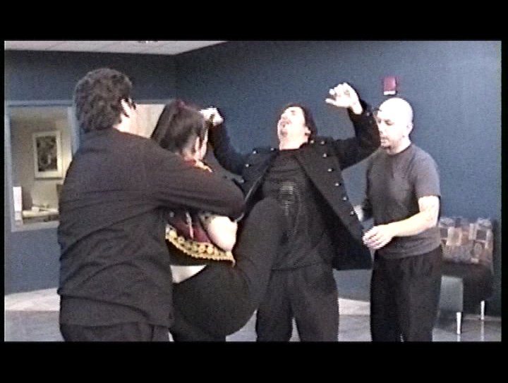 Martial Arts fight scene rehersal Paso Doble: Colleen Ann Brah, Dale Mc Keel, Randy Herman and Anesti Vega