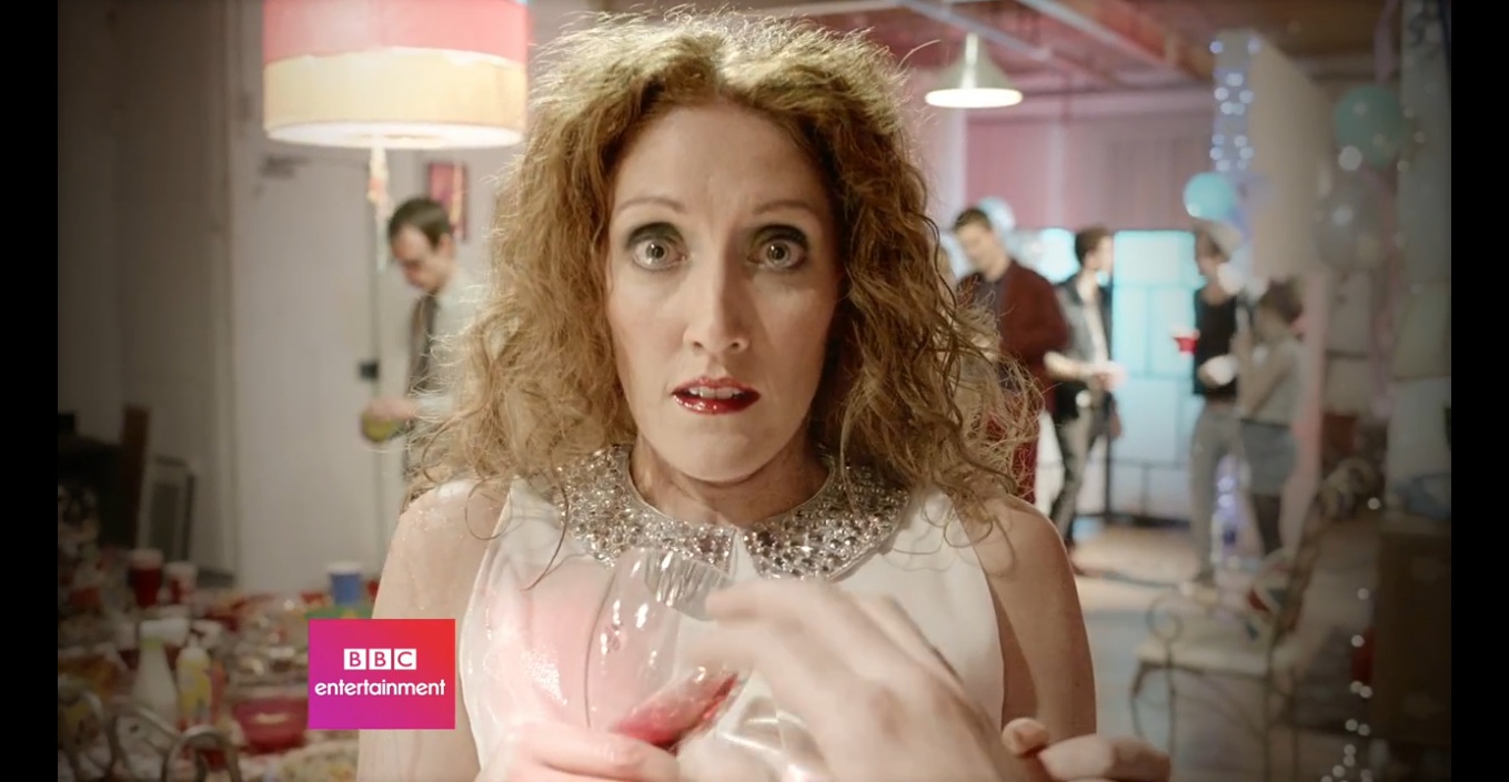 Still of Charlotte Milchard in the BBC comedy Delightfully Awkward.