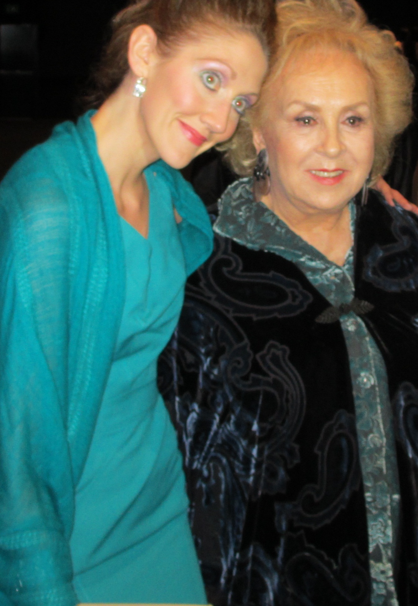 Actresses Charlotte Milchard and Doris Roberts at the 'Margarine Wars' Los Angeles premiere in Hollywood.