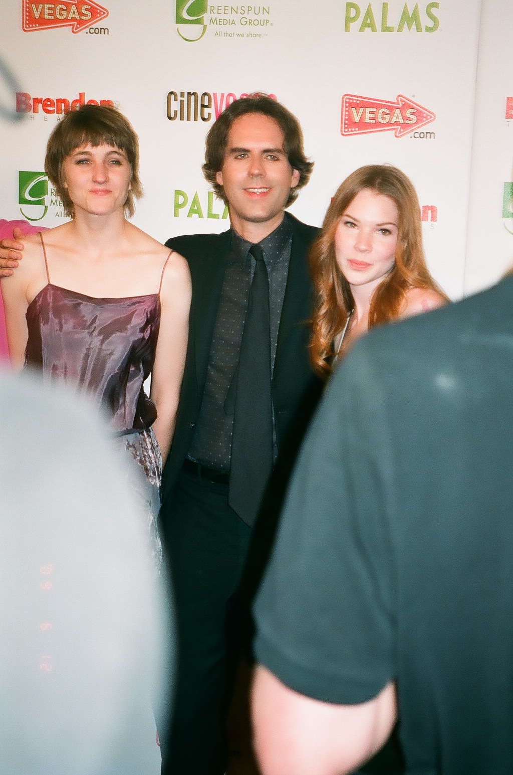 Molly Livingston, Jeremiah Turner, and Courtney Halverson at Etienne! Premiere at CineVegas red carpet
