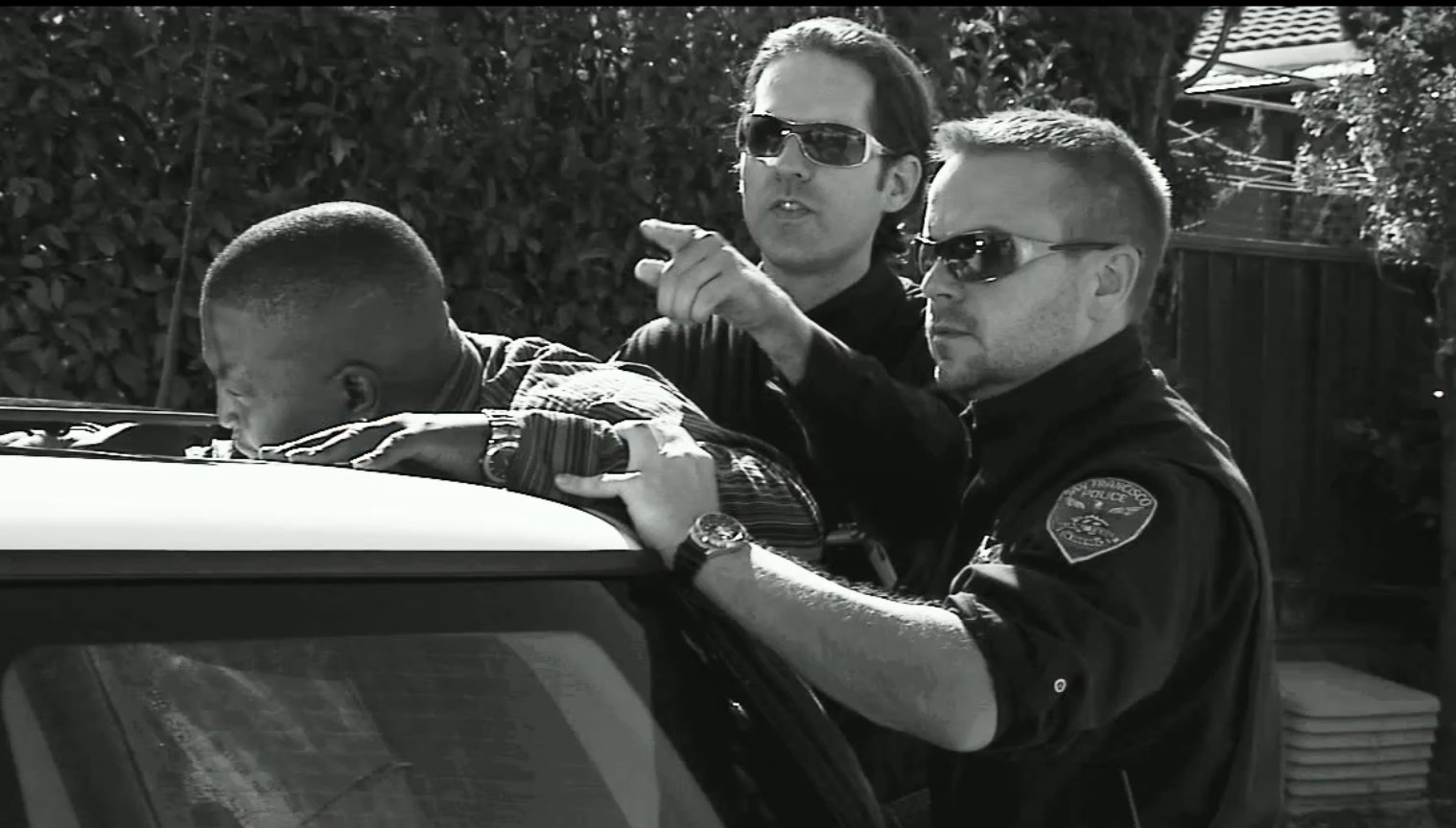 JEREMIAH TURNER as a COP in CHAOS & CONSEQUENCES with LAVELL DAVIS and RICHARD KOSCHER