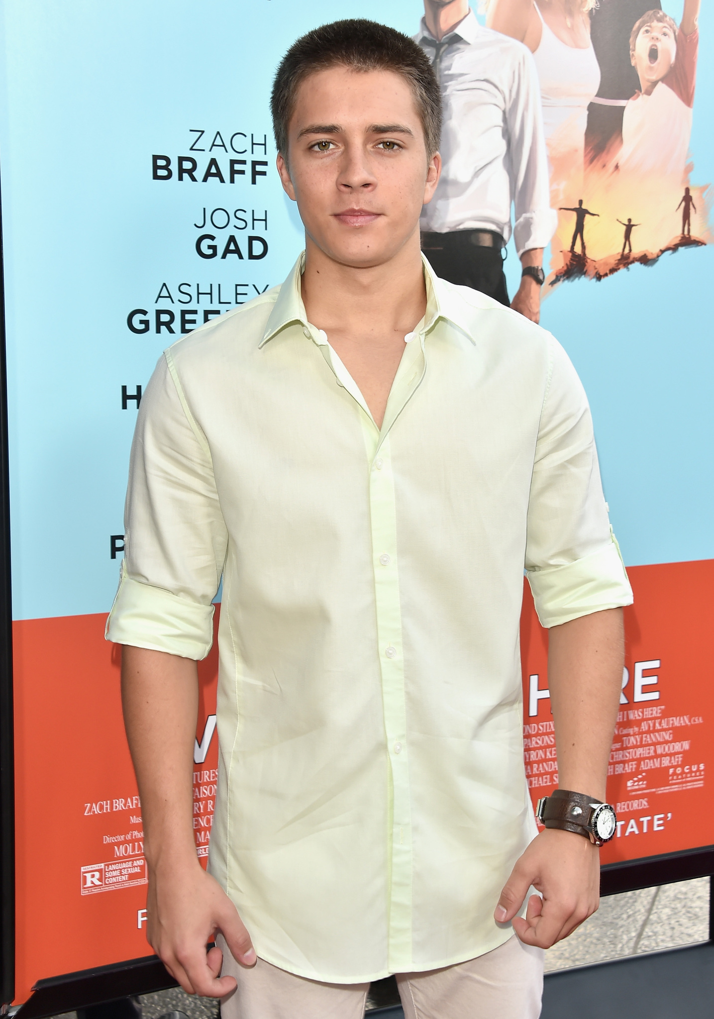 Billy Unger at event of Wish I Was Here (2014)