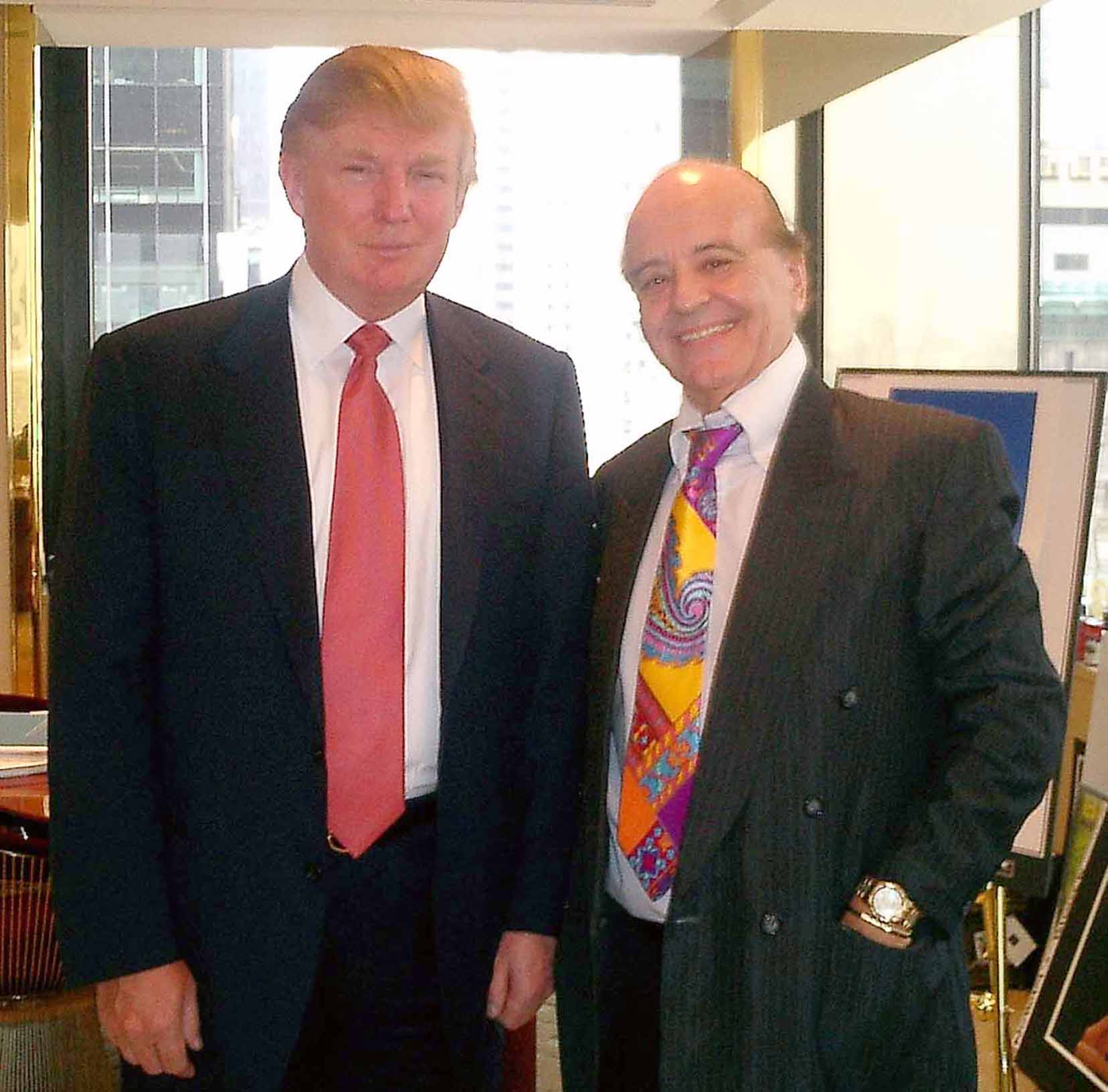DONALD TRUMP with Jorg Bobsin for 