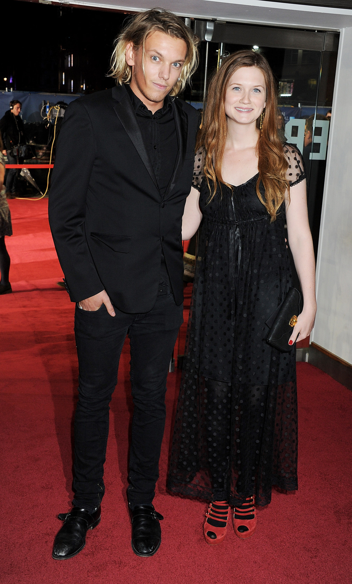 Bonnie Wright and Jamie Campbell Bower