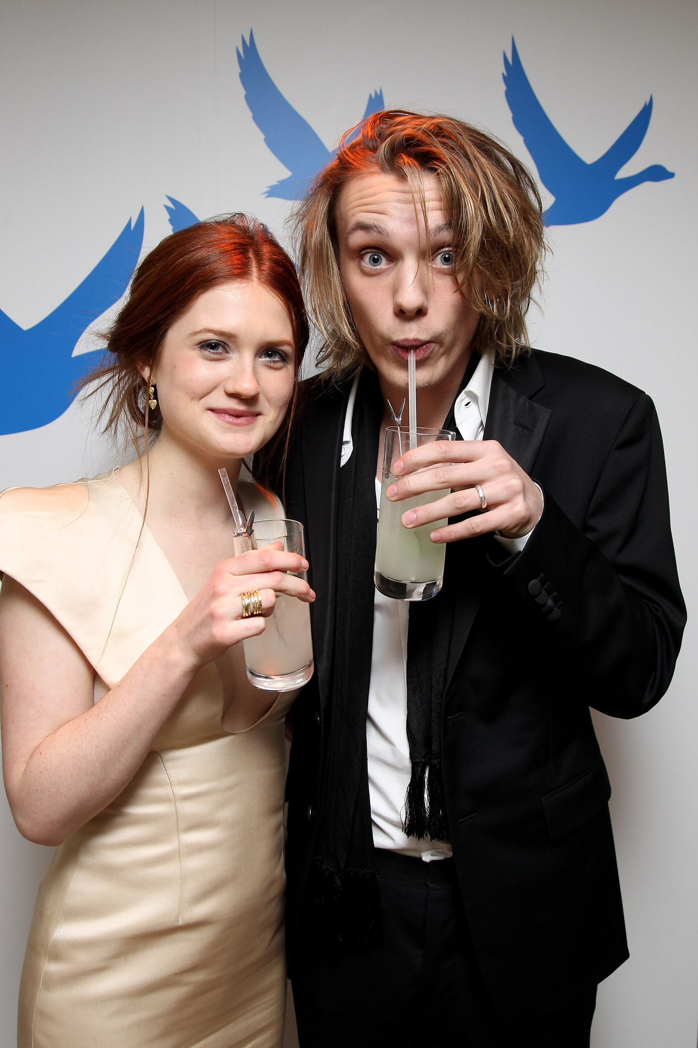 Bonnie Wright and Jamie Campbell Bower