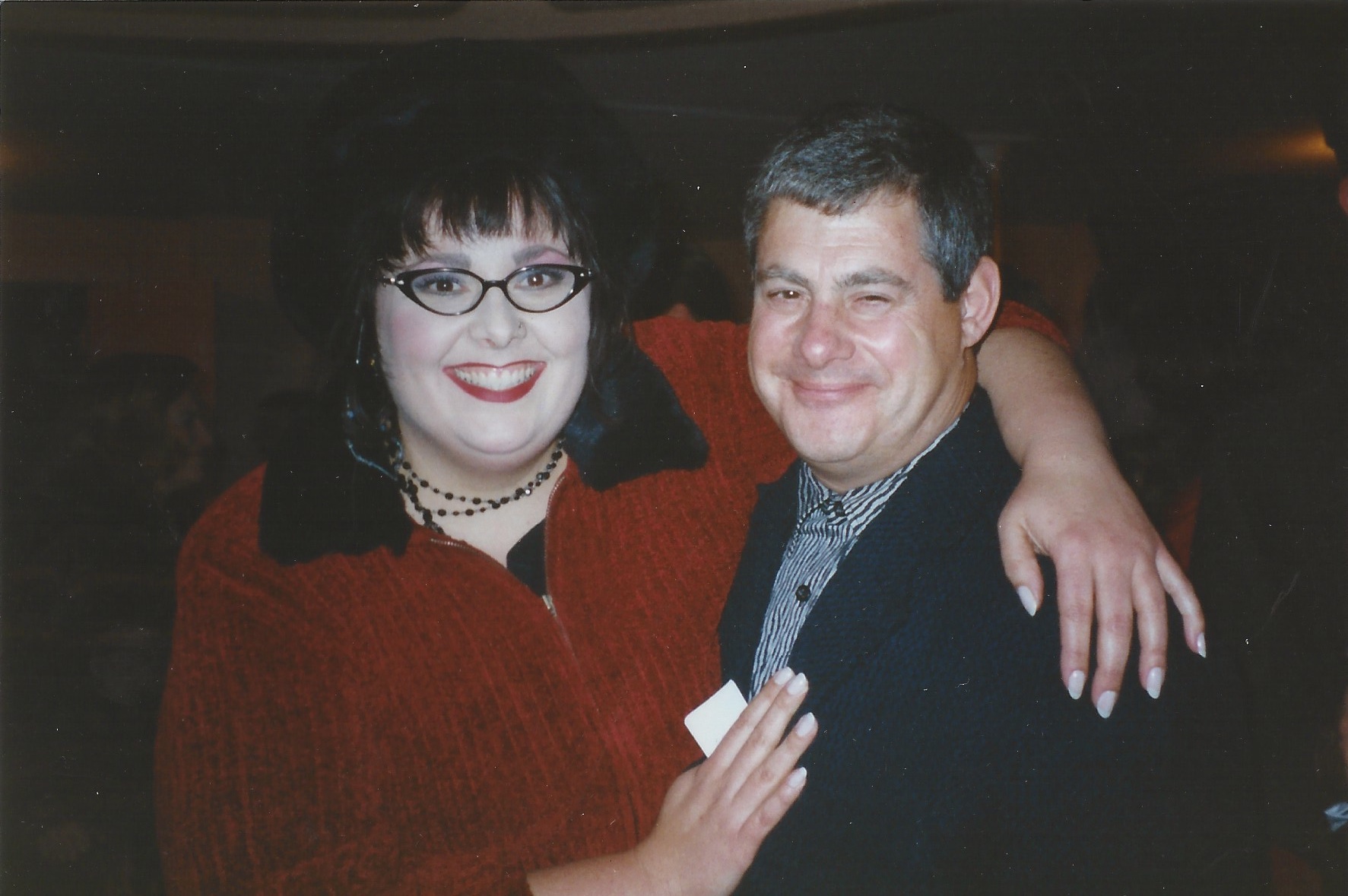 Kelly Ebsary with Cameron Mackintosh at Gala Goodspeed Opera House