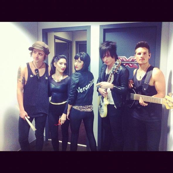 X Factor (Australia) with The Veronicas, 2012