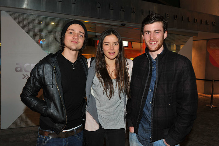 Sebastian Gregory, Hanna Mangan-Lawrence, James Frechville - AFI opening night Aug 2010