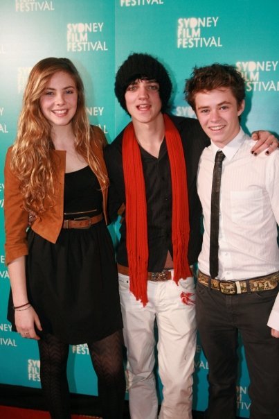 Morgan Griffin, Sebastian Gregory, Harrison Gilbertson (Accidents Happen cast) - Sydney Film Fest 2010