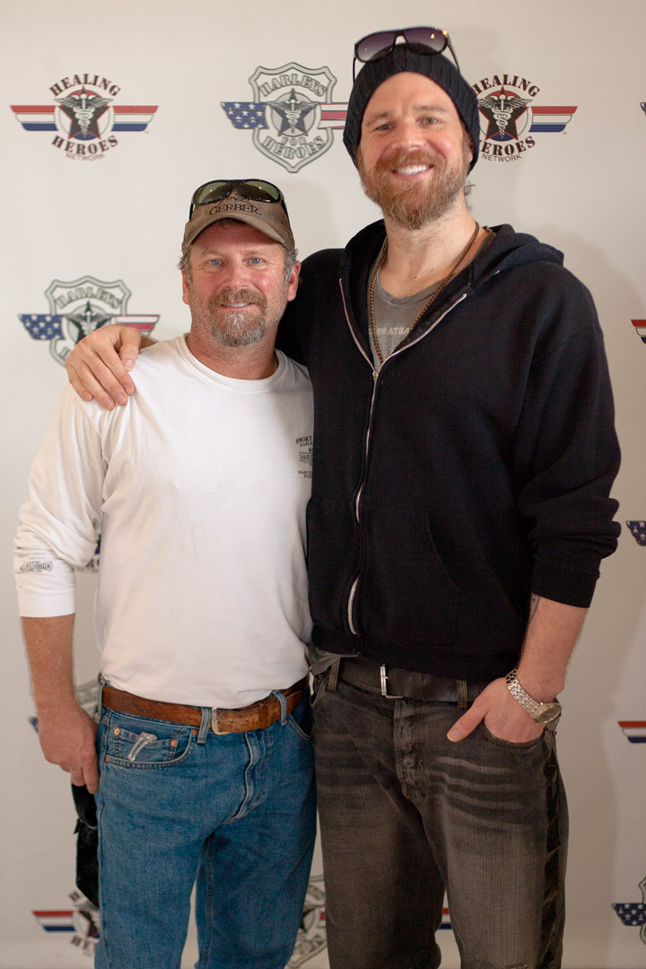 At the Healing Heroes event and met up with Ryan Hurst from the show Sons of Anarchy.