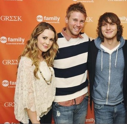 Aynsley Bubbico, Aaron Hill, and Scott Michael Foster.