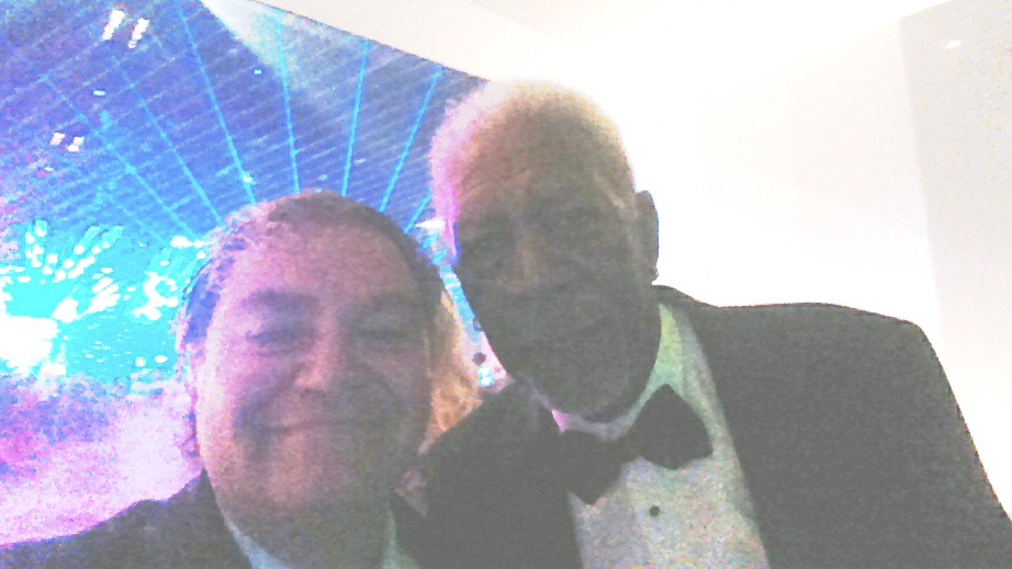 Pierre Patrick & Amazing Actor Morgan Freeman Selfie at FX Party.
