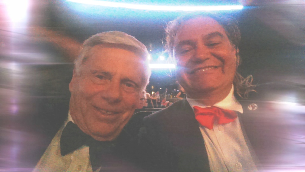 Pierre Patrick with MAD MEN Robert Morse in fun Selfie.