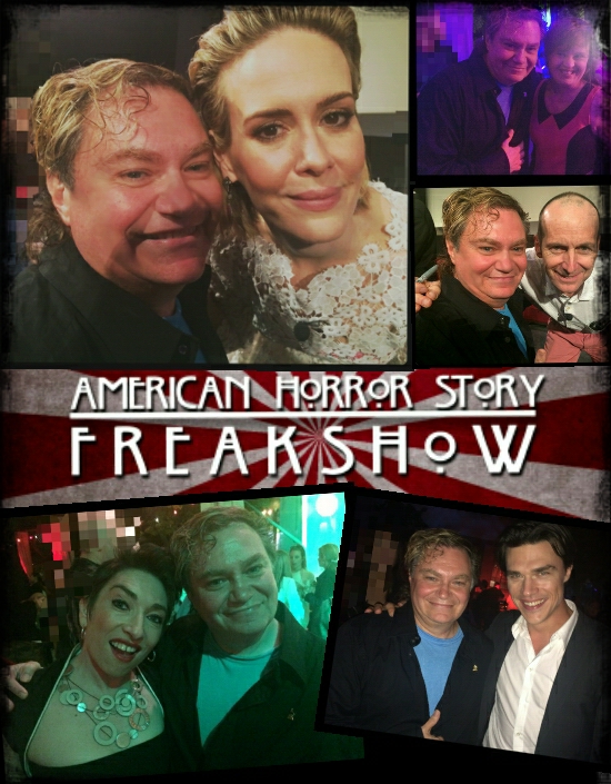 Pierre Patrick at A Freak Show Event with Sarah Paulson, Jamie Brewer, Denis O'Hare, Naomi Grossman and Wes Bentley an FX 
