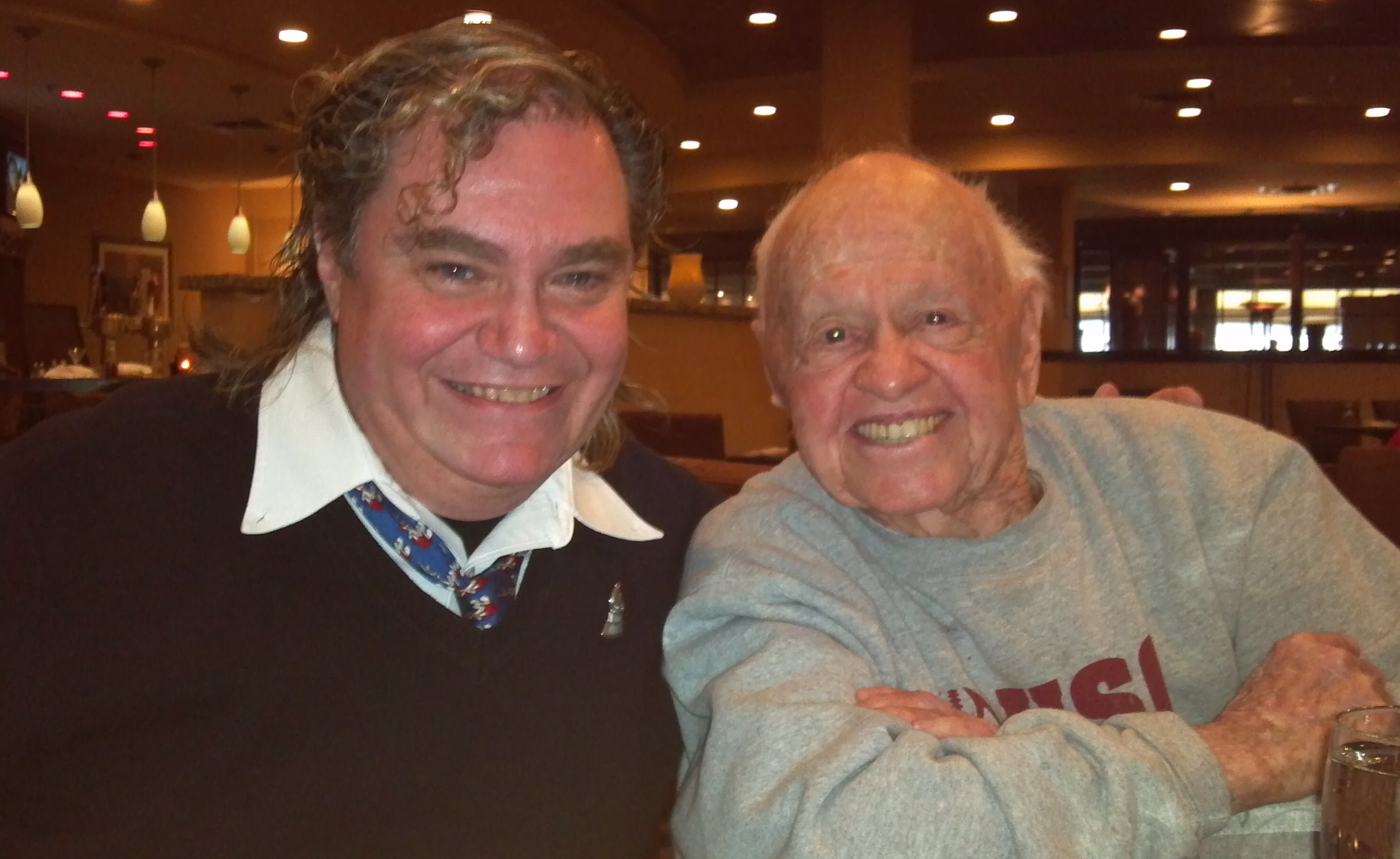 Americain Legend Mickey Rooney with Pierre Patrick.