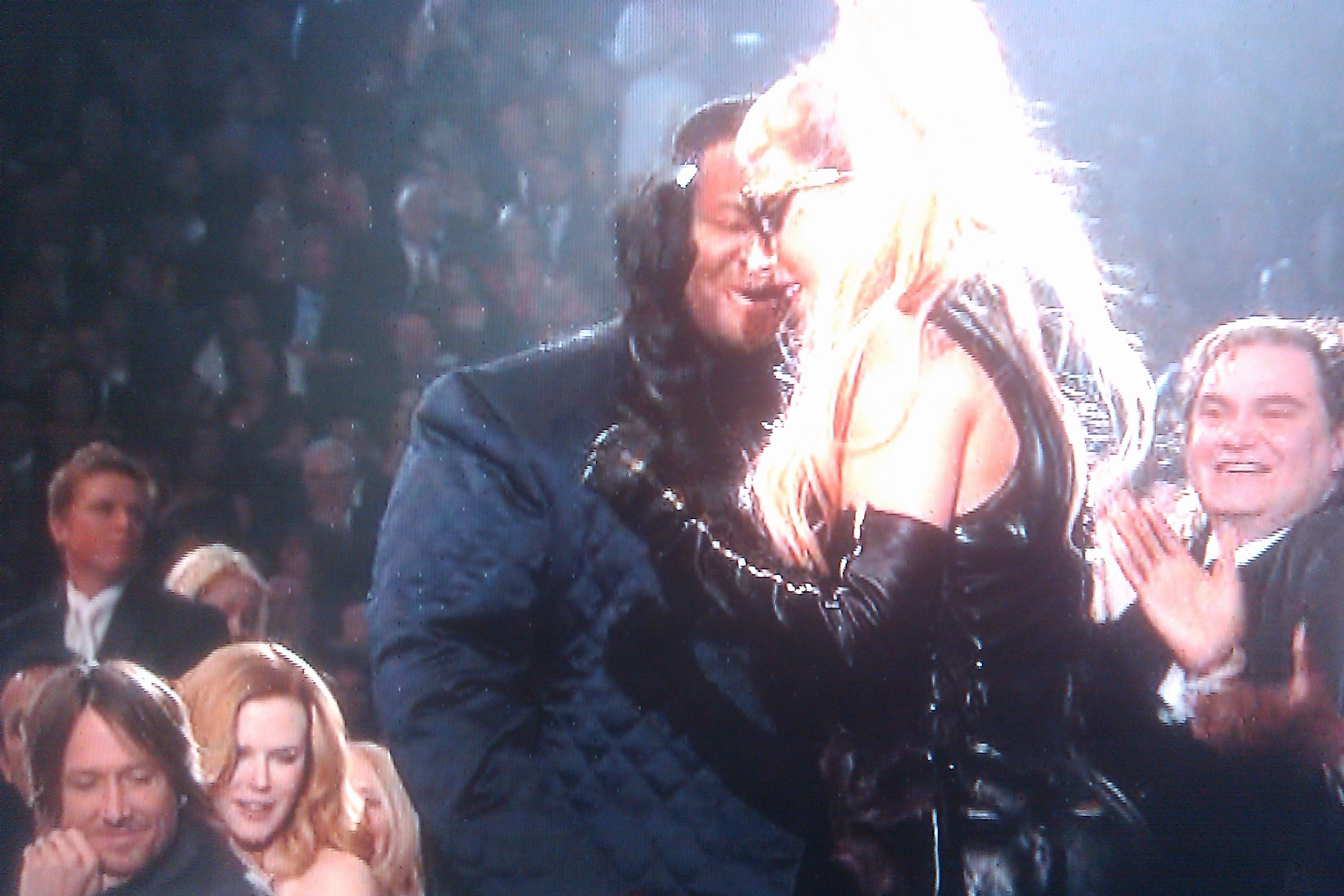 Keith Urban,Nicole Kidman,Lady GaGa & Pierre Patrick at The Grammys