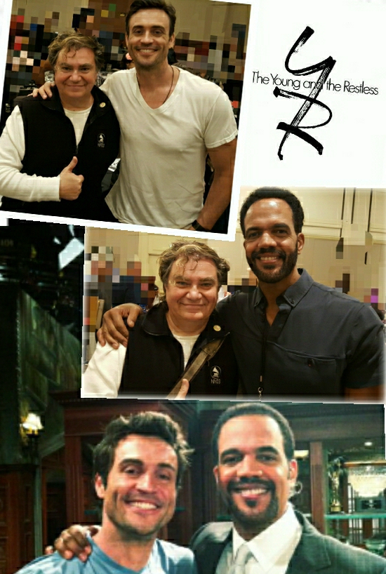 Cool Guy's Pierre Patrick with Daniel Godard & Kristoff St John from Emmy Winning The Young and the Restless.
