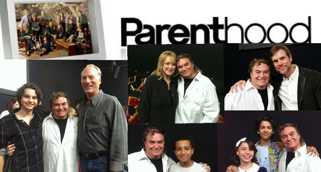 Pierre Patrick with some Amazing cast members Max Burkholder, Craig T. Nelson, Bonnie Bedelia, Peter Krause, Tyree Brown, Savannah Paige Rae and Xolo Mariduena from one of my favorite series PARENTHOOD from NBC Universal