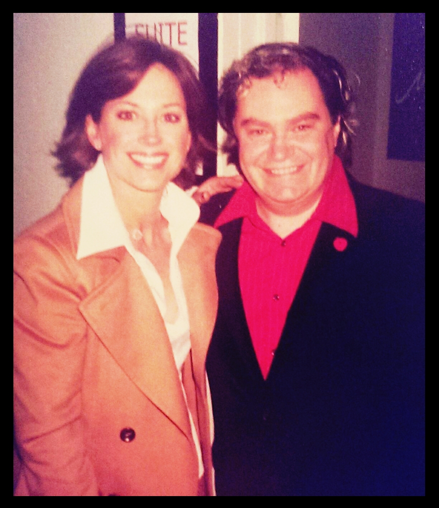 Pierre Patrick & Dorothy Hamill backstage in New York.