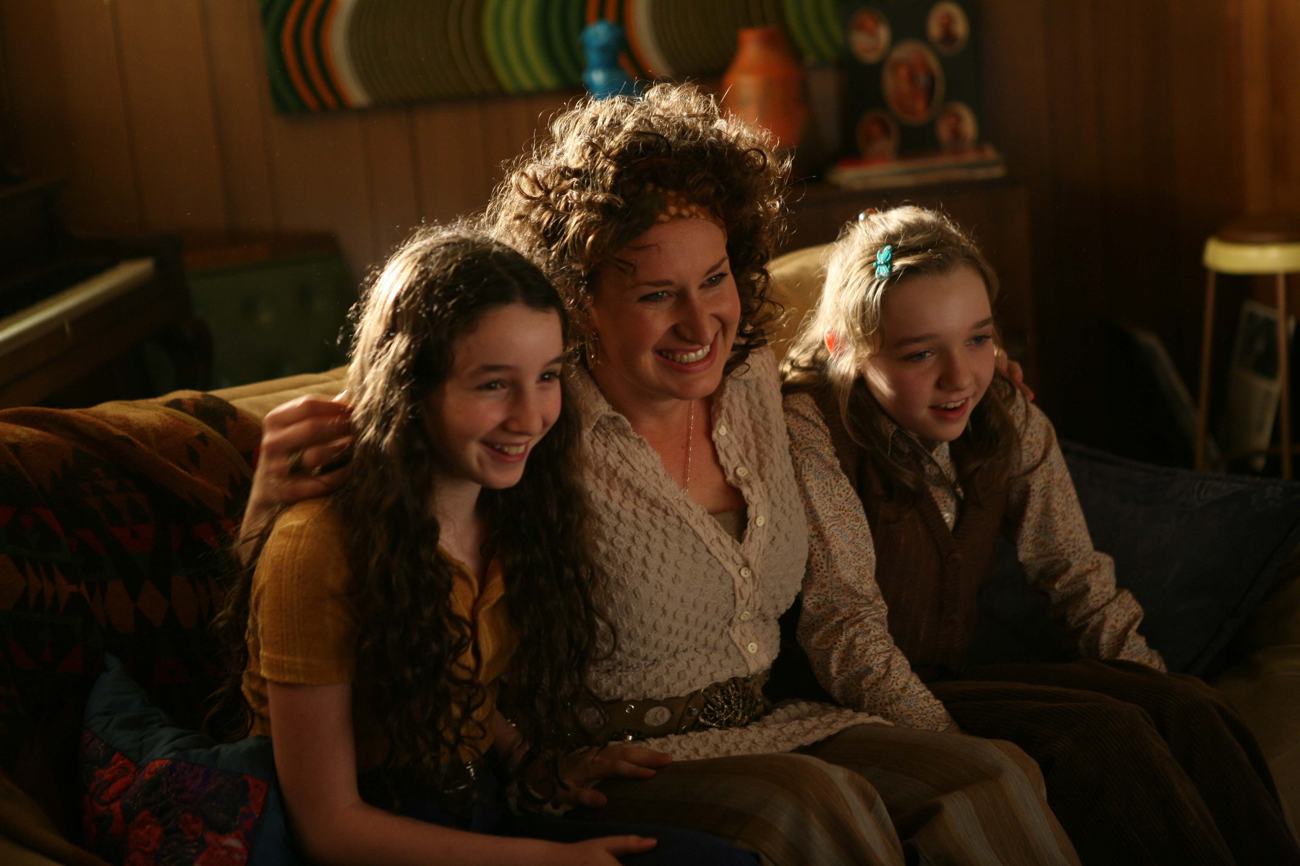 With Rebecca Windheim and Julia Sarah Stone in The Year Dolly Parton Was My Mom