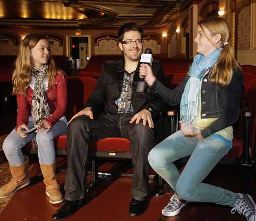 Interviewing American Idol finalist,Danny Gokey.