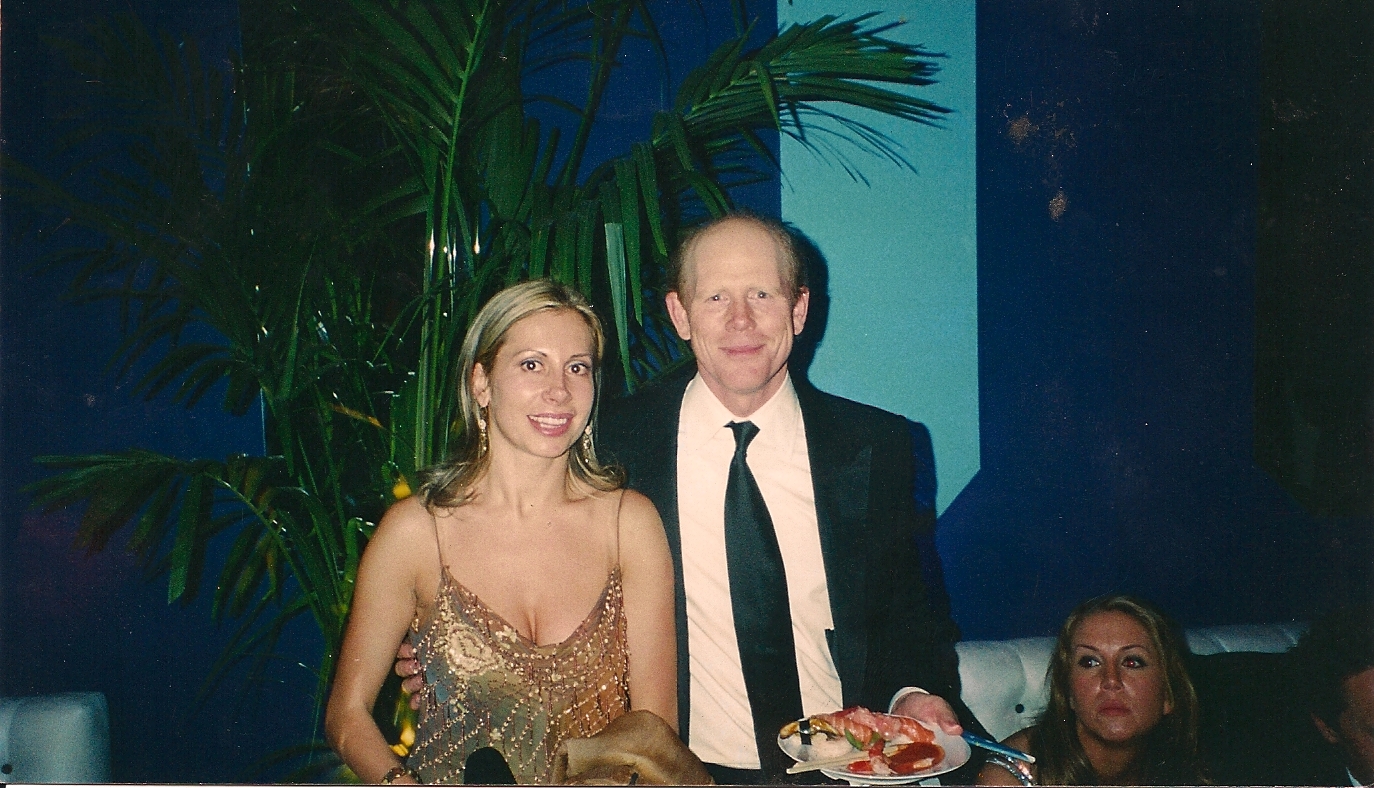 Ron Howard and Elena Eustache